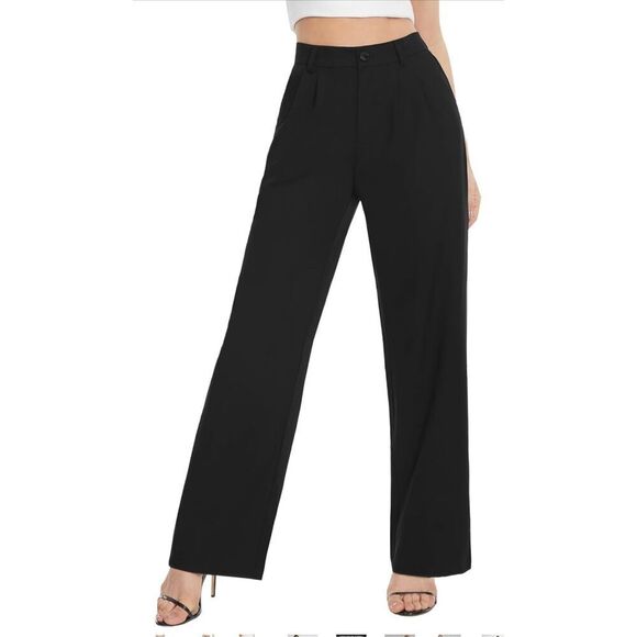 NEW Tapata Wide Leg Pants High Waisted l Elastic Pockets Career 2 - Picture 1 of 8